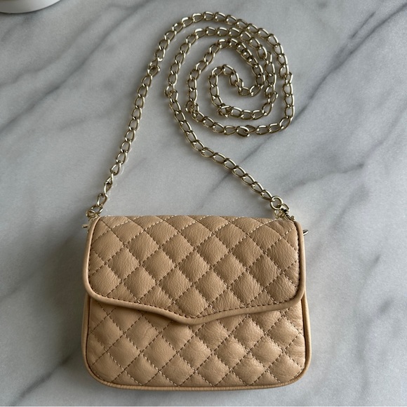 Rebecca Minkoff Handbags - REBECCA MINKOFF • Quilted Belt Bag New with Tags NWT Minibag Neutral Luxe Purse
